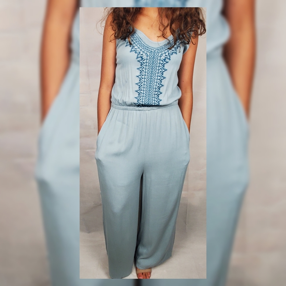 Light Blue Romper